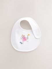Pink Mouse Baby Bibs 5 Pack - Image 3 of 8