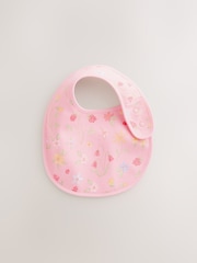 Pink Mouse Baby Bibs 5 Pack - Image 5 of 8