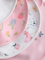 Pink Mouse Baby Bibs 5 Pack - Image 8 of 8