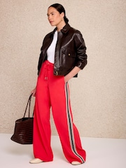 Mint Velvet laterale Dungă Pantaloni largi - Imaginea 1 din 7