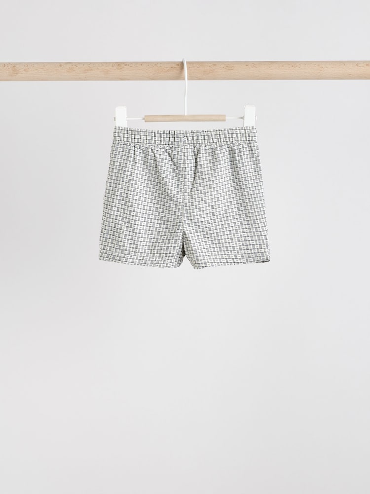 Monochrome Baby Shirt and Shorts Set (0mths-2yrs) - Image 6 of 10