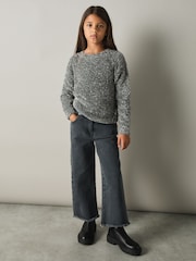 Reiss Silver Theadora 13-14 yrs Tinsel-Yarn Jumper - Image 3 of 4