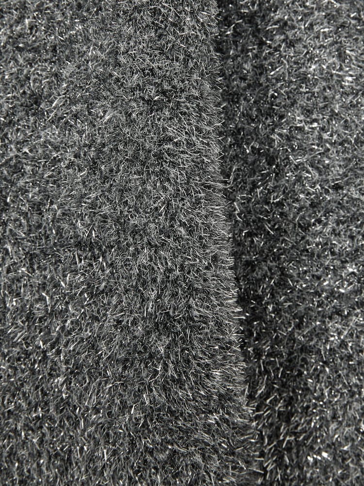 Reiss Silver Theadora 13-14 yrs Tinsel-Yarn Jumper - Image 4 of 4