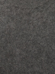 Reiss Charcoal Misha 100% Brushed Cashmere Crew Neck Jumper - Image 5 of 5