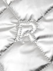 Reiss Silver Joey 4-9 yrs Quilted Metallic Flared Dress - Image 4 of 4