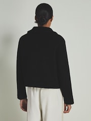 LES 100 CIEL Reiss | Les 100 Ciels Textured Wool Jacket - Bild 5 von 6