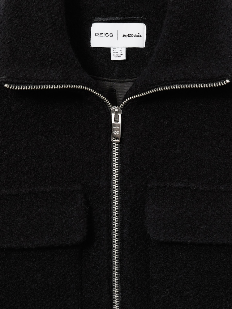 LES 100 CIEL Reiss | Les 100 Ciels Textured Wool Jacket - Bild 6 von 6 LES 100 CIEL Reiss | Les 100 Ciels Textured Wool Jacket - Bild 6 von 6