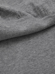 Reiss Grey Hester Petite Knitted Wool-Cashmere Blouson Top Midi Dress - Image 5 of 6
