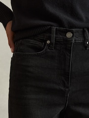 Reiss Black Ameria Palazzo Jeans - Image 3 of 6