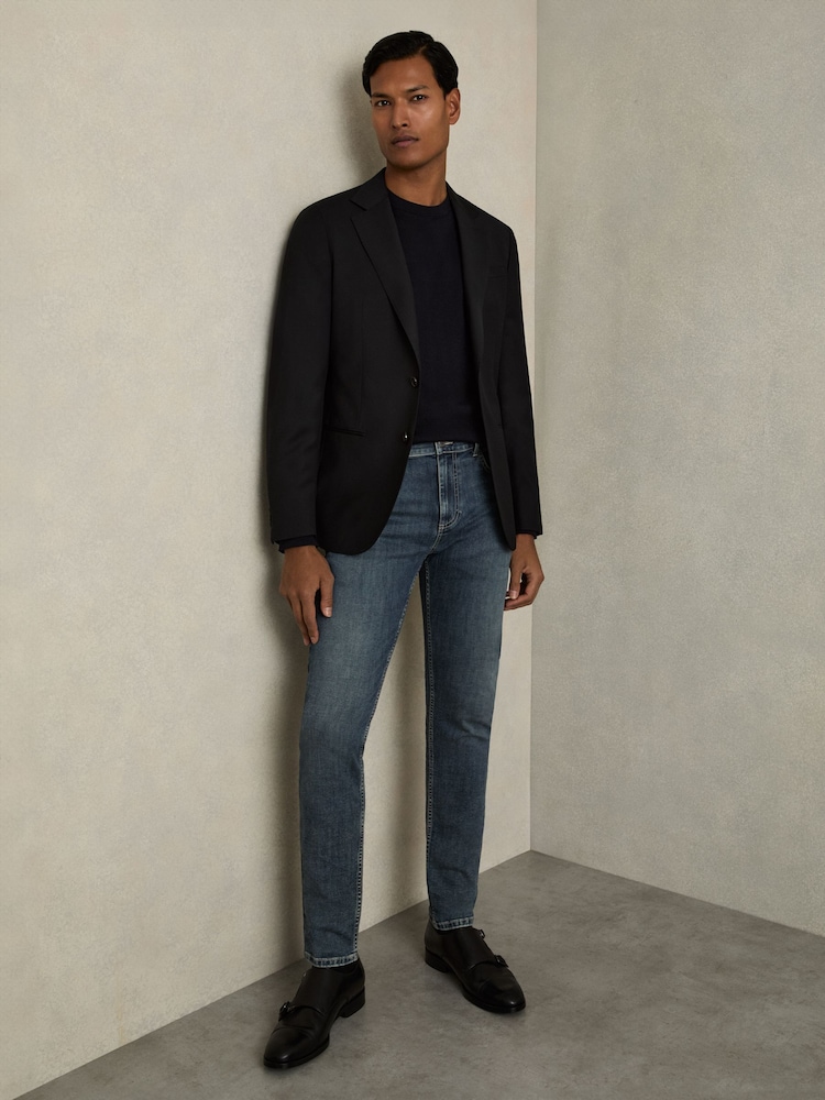 Выбеленный индиго-серый Cast - Reiss Bleaker Skinny-Fit Jeans - Изображение 1 из 6 Выбеленный индиго-серый Cast - Reiss Bleaker Skinny-Fit Jeans - Изображение 1 из 6