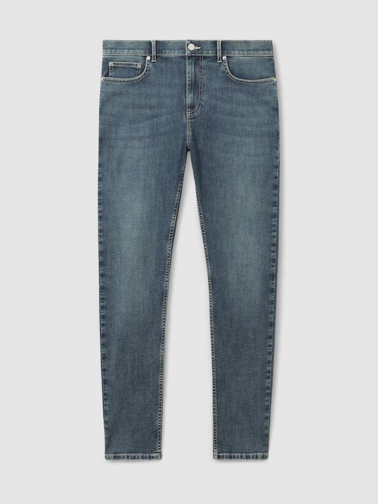 Выбеленный индиго-серый Cast - Reiss Bleaker Skinny-Fit Jeans - Изображение 2 из 6 Выбеленный индиго-серый Cast - Reiss Bleaker Skinny-Fit Jeans - Изображение 2 из 6