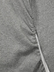 Reiss Grey Trina 13-14 yrs Cotton Blend Ruched T-Shirt - Image 4 of 4