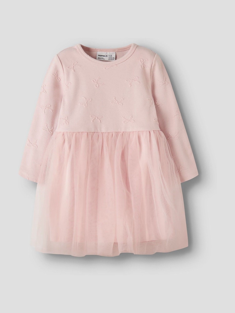 Name It Bow Emroidered Tulle Ballerina Dress - Imagen 1 de 2 Name It Bow Emroidered Tulle Ballerina Dress - Imagen 1 de 2