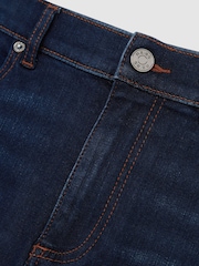 Washed Dark Indigo - Reiss Bleaker Skinny-Fit Jeans - Изображение 6 из 6