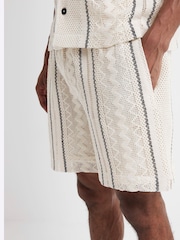 Вязаные шорты River Island стандартный кроше - Изображение 3 из 4