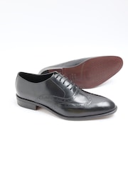 River Island Black Lace up Brogue Derby Shoes - Image 3 of 5