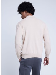 River Island ozek kroj Bucle Knitted 100% Cotton pletena jopa - Slika 2 iz 4