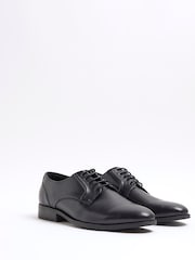 River Island Black Slim Fit Plain Suit Jacket - Image 3 of 6