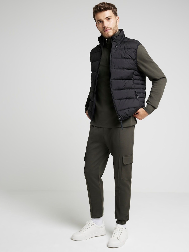 River Island Black Quilted Gilet - Image 1 of 4