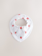 fraise Rouge - Ensemble 4 pièces pour bébé turban et dribble (0mois-2ans) - Image 5 of 8
