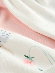 Rosa Mausdesign - Baby Hüte mit Bindung aus 100 % Baumwolle im 3er-Pack (0-18Monate) - Bild 5 von 8