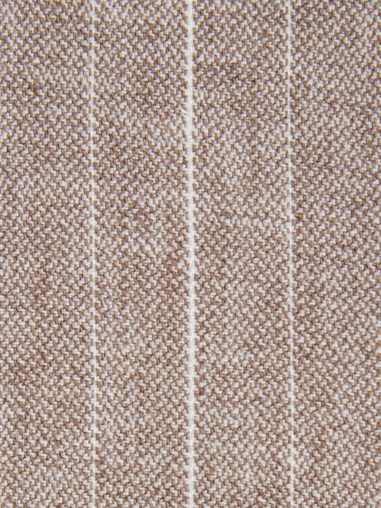 neutre - Blazer rayé en coton et lin mélangés - Image 7 of 9