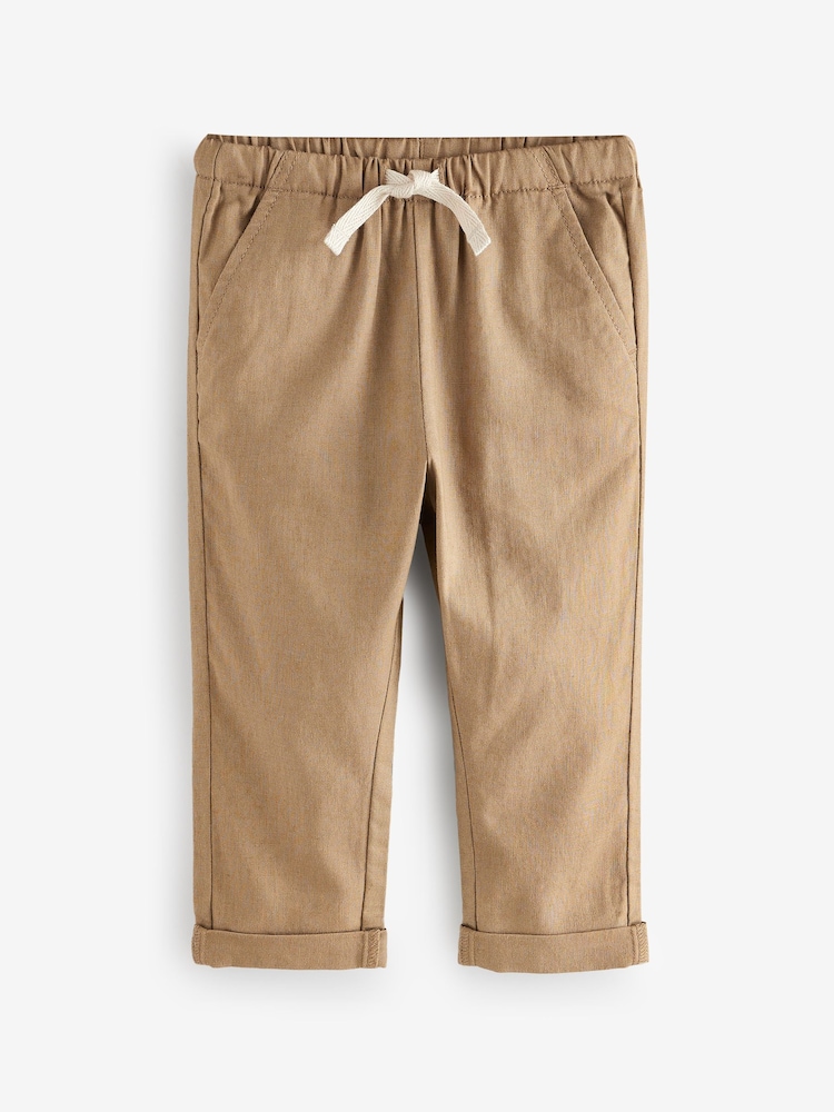 Marron fauve - Blend Pantalon en lin37((b) - Image 5 of 8