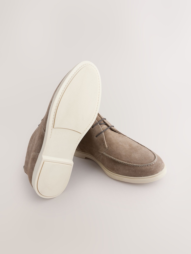 Stone Suede Chukka Boots - Image 3 of 5
