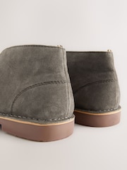 Light Grey Suede Desert Boots - Image 5 of 6