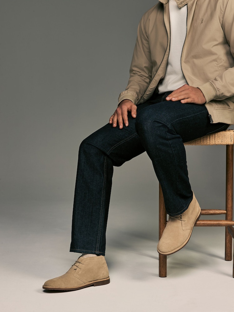 Taupe Suede Desert Boots - Image 1 of 7