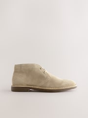 Taupe Suede Desert Boots - Image 2 of 7