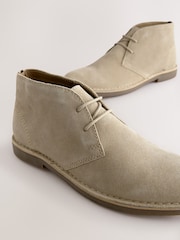 Taupe Suede Desert Boots - Image 4 of 7