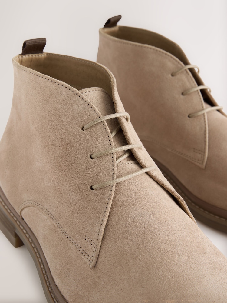 Buy Stone Suede Chukka Boots from Next South Korea