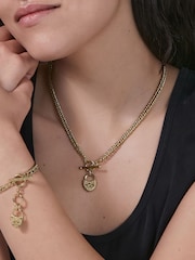 Olivia Burton Gold IP Lock Heart Toggle Necklace - Image 4 of 6