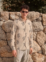 White Embroidered Long Sleeve Shirt - Image 1 of 8