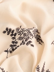 White Embroidered Long Sleeve Shirt - Image 7 of 8
