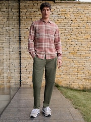 Red Long Sleeve Check Western Shirt - Image 2 of 7