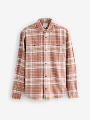 Red Long Sleeve Check Western Shirt - Image 5 of 7
