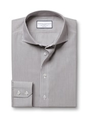 Charles Tyrwhitt – bügelfreies, gestreiftes Slim-Fit-Bengal-Hemd mit Haifischkragen, 100 % Baumwolle - Bild 4 von 6