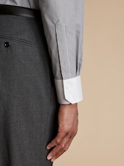 Charles Tyrwhitt Black Slim Fit Non Iron Winchester Bengal 100% Cotton Stripe Shirt - Image 3 of 7