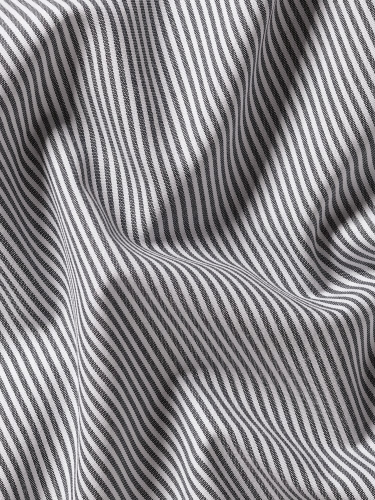 Charles Tyrwhitt Black Slim Fit Non Iron Winchester Bengal 100% Cotton Stripe Shirt - Image 7 of 7
