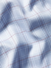 Charles Tyrwhitt Blue Slim Fit Egyptian Cotton Pow Check Shirt - Image 6 of 6