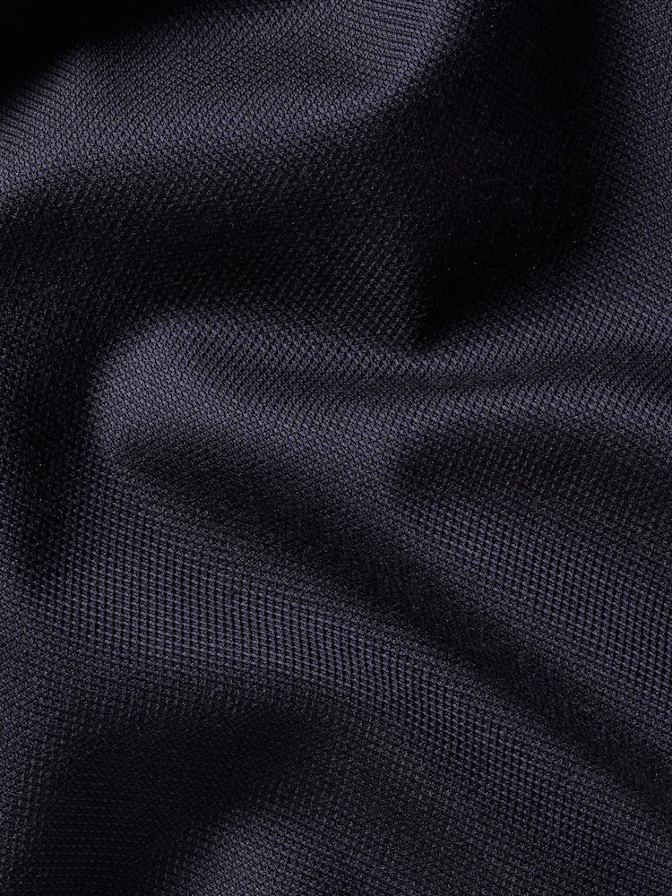 Charles Tyrwhitt Blue Slim Fit Non Iron Royal Oxford 100% Cotton Shirt - Image 6 of 6