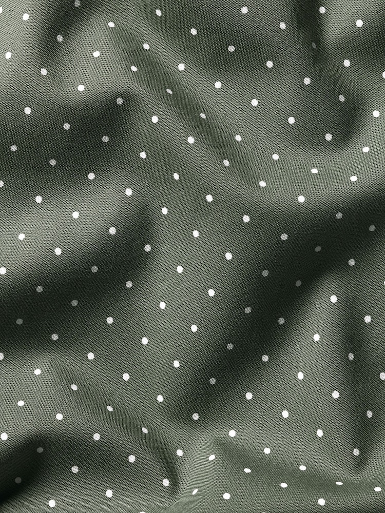 Charles Tyrwhitt Green Slim Fit Non-Iron Spot Print 100% Cotton Shirt - Image 7 of 7