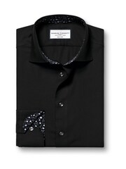 Charles Tyrwhitt Slim Fit Non-Iron Twill Printed Trim Shirt - Изображение 3 из 5