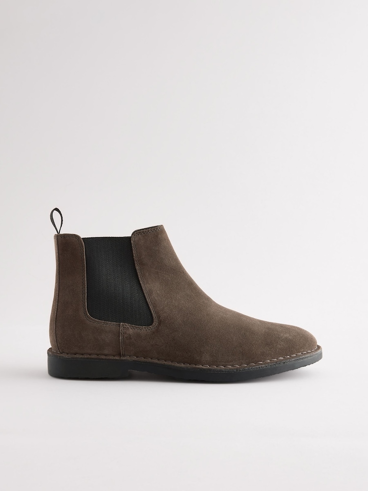 Brown Stitchdown Chelsea Boots - Image 2 of 6