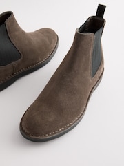 Brown Stitchdown Chelsea Boots - Image 4 of 6