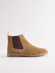 Stone Stitchdown Chelsea Boots - Image 3 of 6