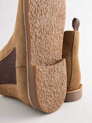 Stone Stitchdown Chelsea Boots - Image 6 of 6