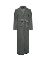 Серый - PixieGirl Petite Denim Trench Coat - Image 5 of 5